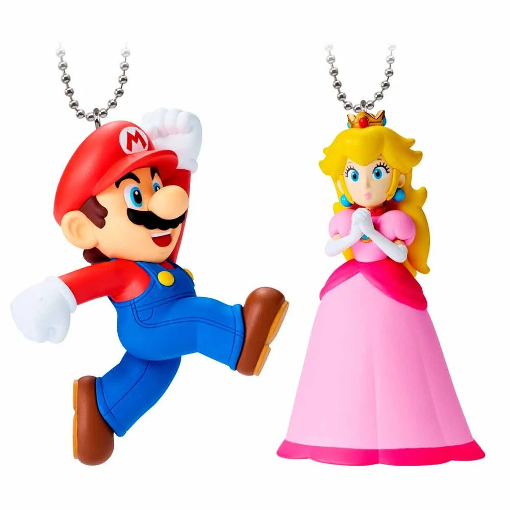 Super Mario Bros Surprise figure keychain 5.4cm - 1 Unidade